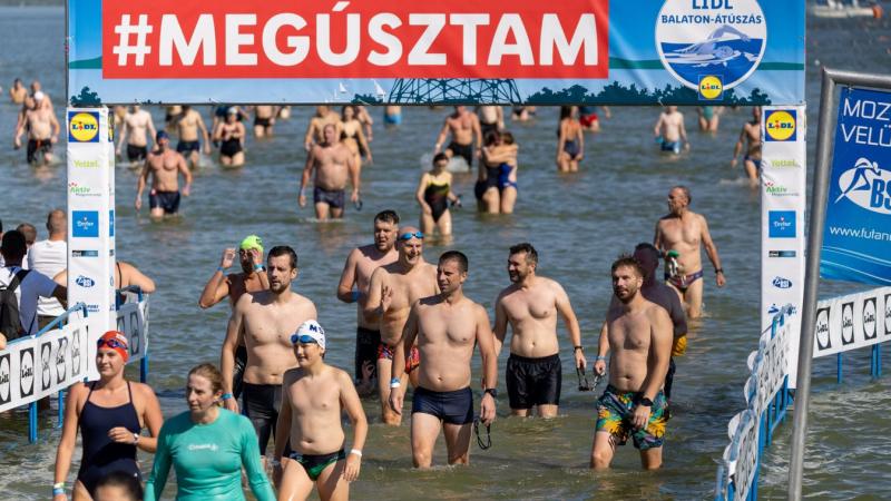 Két somogyi úszó is felkerült a leggyorsabbak listájára a 43. Balaton-átúszáson.