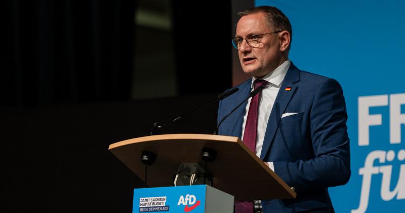 Az AfD javaslata szerint Németország kilépne az Európai Unióból, és újra bevezetné a nemzeti valutát.