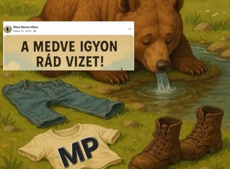 Micsoda ellentmondás! A keszthelyi fideszes képviselő nyíltan elítéli a gyűlöletkeltést, ám közben egy olyan képet osztott meg, amelyen Magyar Pétert egy medve falatozik. Talán érdemes lenne átgondolnia, hogyan is demonstrálja a határozott álláspontját a 