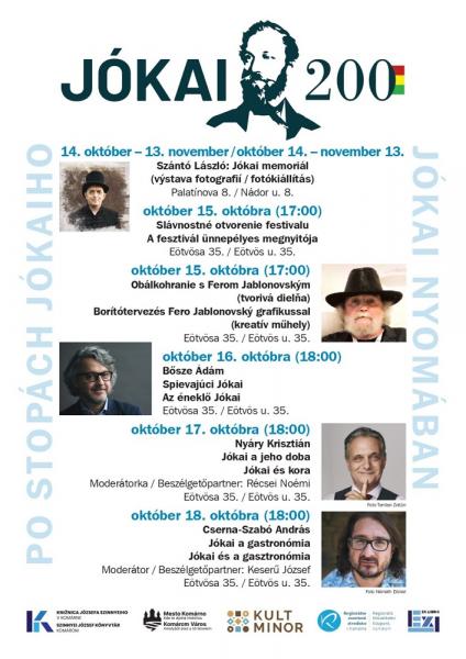 Fedezd fel a Jókai nyomában fesztivál szombati programját! Merülj el a magyar irodalom világában, ahol a kultúra és a művészetek találkoznak. A nap folyamán izgalmas előadások, interaktív workshopok és szórakoztató programok várnak rád, amelyek Jókai Mór 